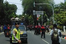 Demo Buruh, Jalan Medan Merdeka Utara Ditutup