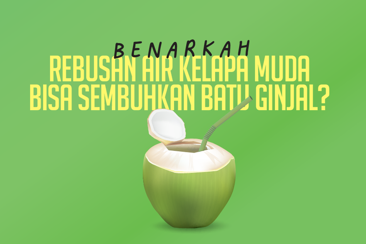 Benarkah Rebusan Air Kelapa Muda Bisa Sembuhkan Batu Ginjal?