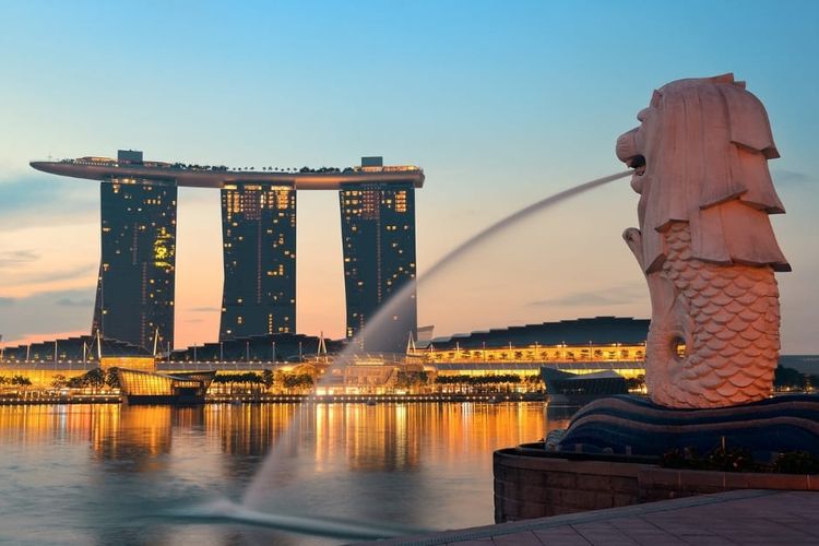 Ilustrasi Singapura. 