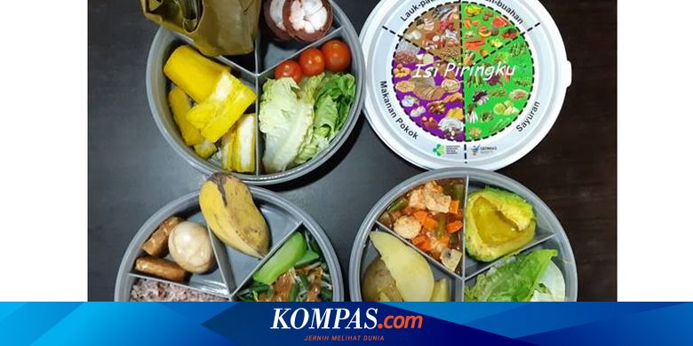 Cara Gampang Penuhi Nutrisi Dengan Pembagian Isi Piring