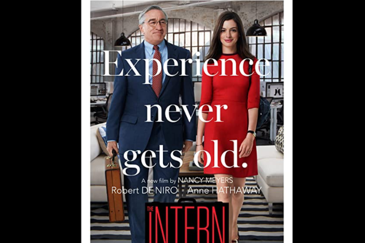 Poster film The Intern (2015).