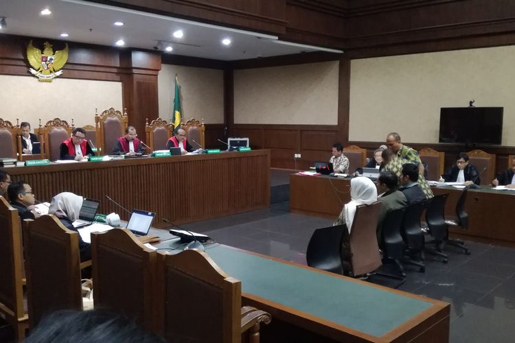 Sidang pemeriksaan saksi untuk mantan Ketua Umum PPP Romahurmuziy, terdakwa kasus dugaan suap terkait seleksi jabatan di Kementerian Agama Jawa Timur 