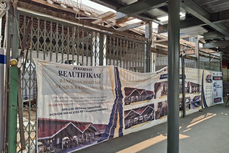 KAI Beautifikasi Bangunan Heritage Stasiun Rangkasbitung, Ditargetkan Rampung Akhir Tahun