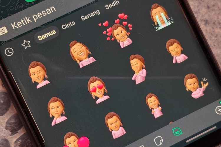 Cara membuat stiker WA dengan avatar WhatsApp diri sendiri.