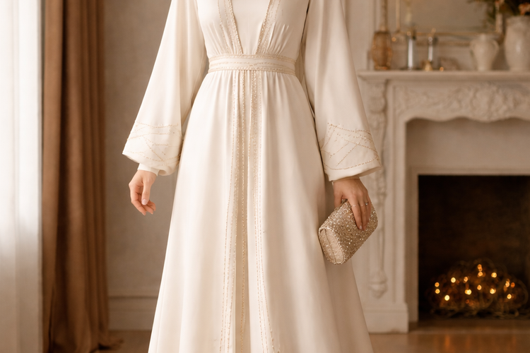 Tren gamis lebaran abaya modern