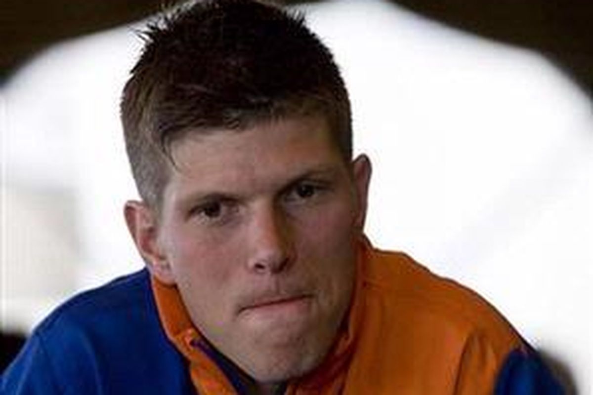 Penyerang AC Milan, Klaas-Jan Huntelaar.