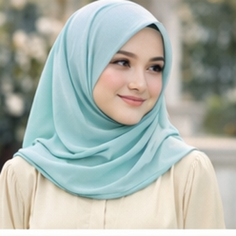 Mix & Match Gamis Cream Netral tapi Bisa Tampil Bold.