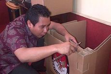 40 Persen Bilik dan Kotak Suara di Jakarta Pakai Kardus