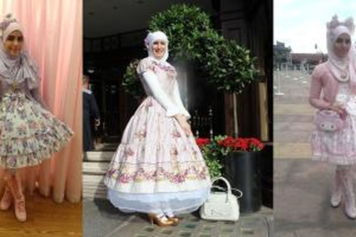 Alyssa Salazar, salah seorang hijabi yang memperkenalkan gaya busana Hijab Lolita.