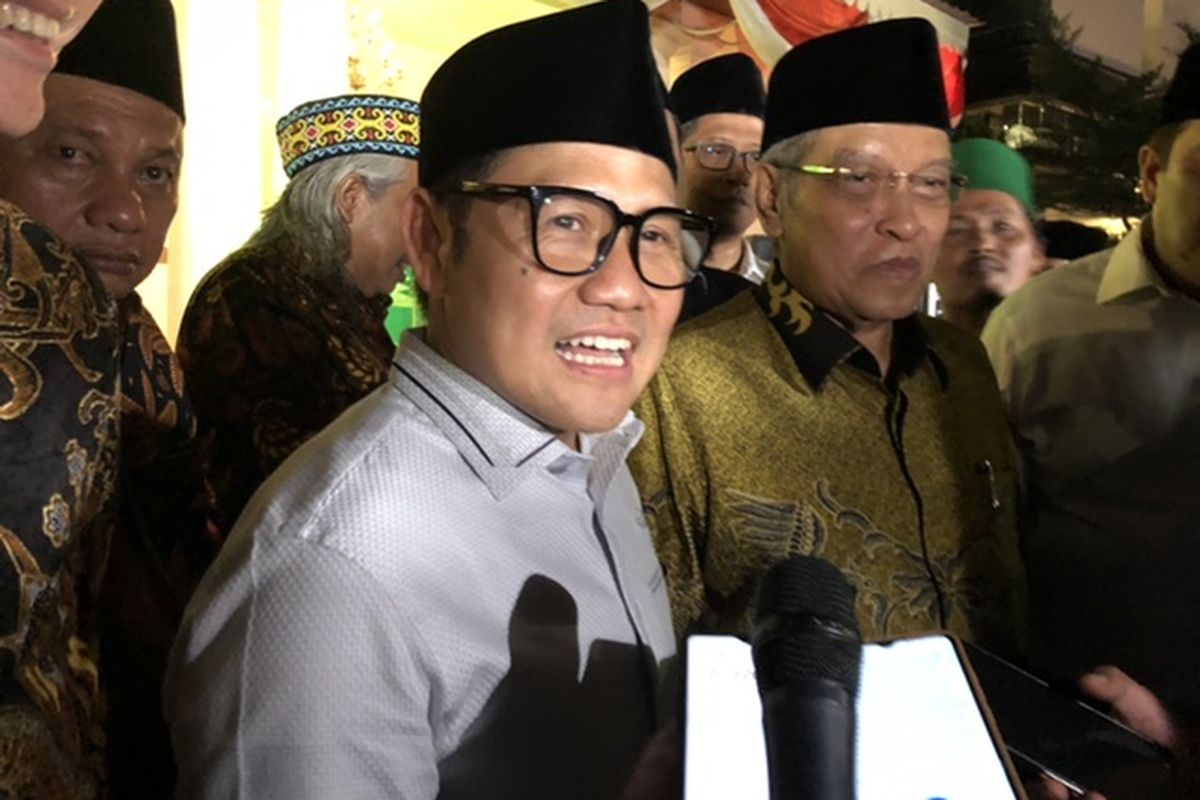 Ketua Umum Partai Kebangkitan Bangsa (PKB) Muhaimin Iskandar di Gedung Joang 45, Menteng, Jakarta, Jumat (11/8/2023) malam. 