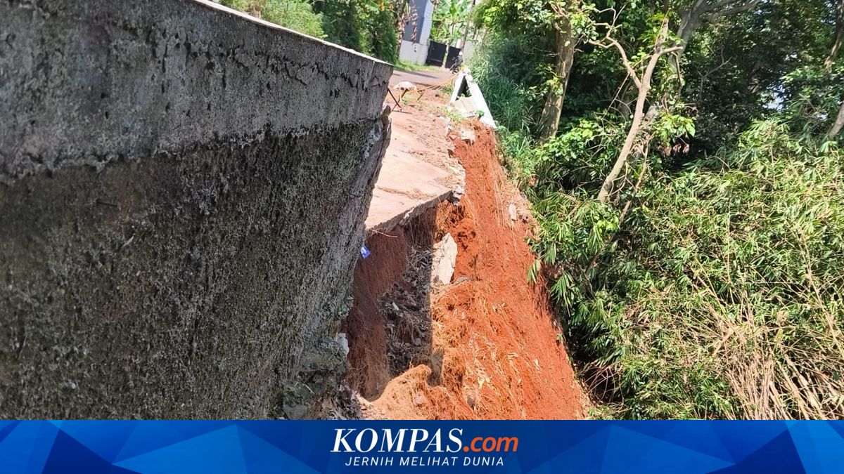 Longsor Pamulang Tangsel Sebulan Belum Ditangani, Warga Khawatir Saat Hujan