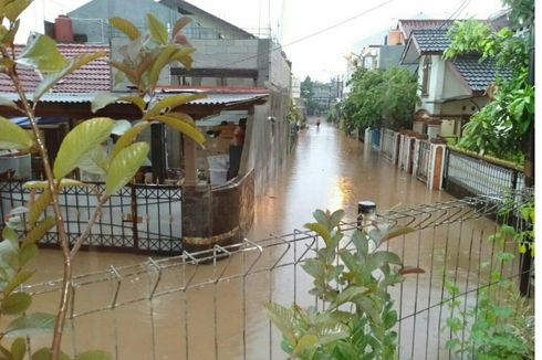 Sejumlah Permukiman Warga di 4 Kecamatan Kota Bekasi Dilanda Banjir