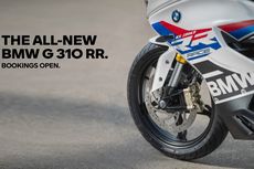 Bocoran Sosok BMW G310 RR Full Fairing dari Teaser Iklan