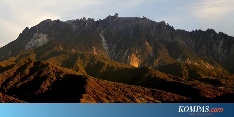 Ketinggian gunung kinabalu