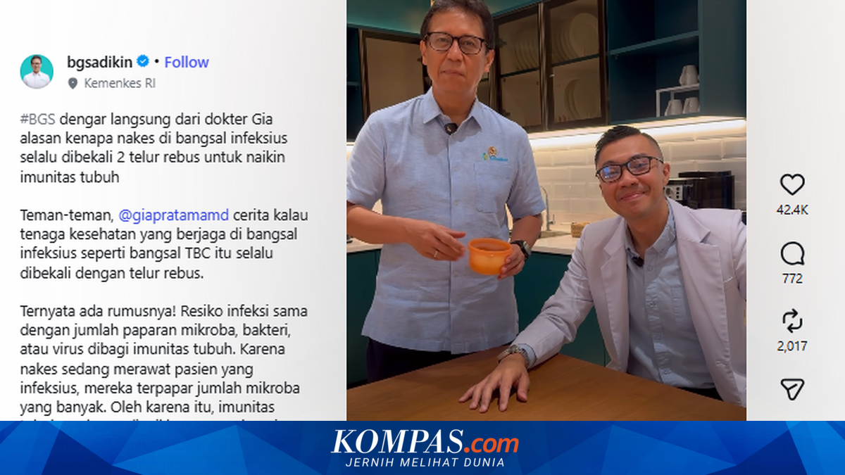 Menkes Anjurkan Makan 2 Telur Rebus Saat Sarapan, Apa Manfaatnya?