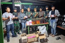 Penyelundupan Puluhan Botol Miras dan Ratusan Kosmetik Ilegal Asal Malaysia Digagalkan