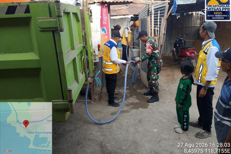 Padi 70 Hari Terancam Gagal Panen, 25.000 Liter Air Dikirim ke Sumbawa