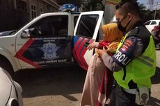 Kisah Dua Polisi Rela Terlambat Bertugas Demi Tolong Wanita Hamil Korban Kecelakaan