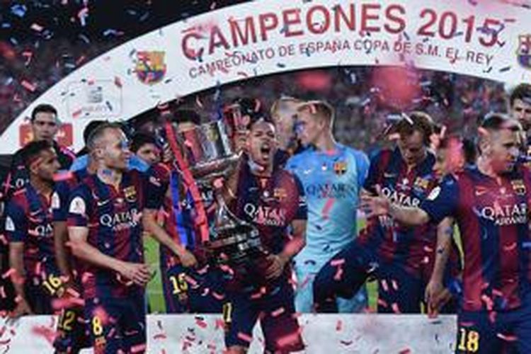 Juara Copa del Rey 2014-15, Barcelona. 