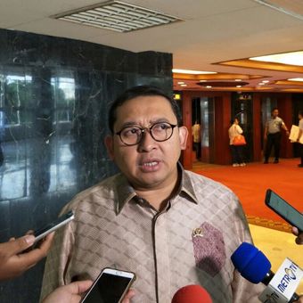 Wakil Ketua DPR Fadli Zon di kompleks parlemen, Kamis (20/12/2018). 