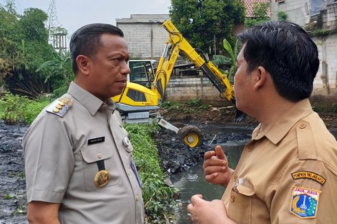 Kali Sarua Dikeruk untuk Cegah Banjir, Warga: Terima Kasih Pak Wali Kota, Pak Lurah