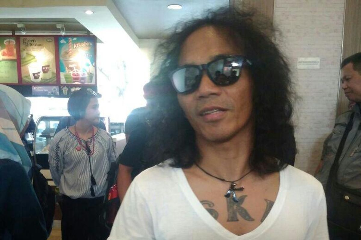 Kaka Slank saat ditemui di KFC Kemang, Jakarta Selatan, Selasa (8/5/2018).