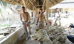 Praja IPDN Berjibaku dengan Lumpur Demi Kembalikan Kejayaan Situs Bersejarah di Aceh Tamiang