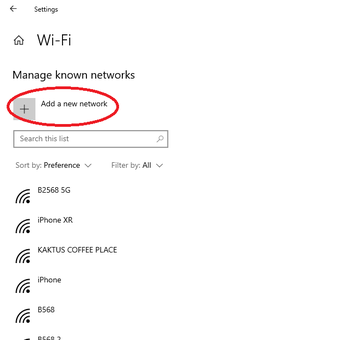 Ilustrasi cara konek hidden wifi di laptop windows 10