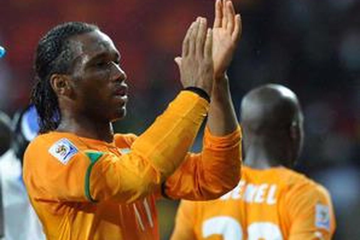 Striker Pantai Gading, Didier Drogba.