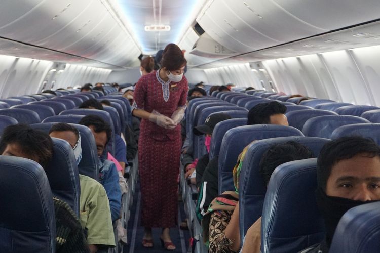 Lion Air flight during the New Normal phase