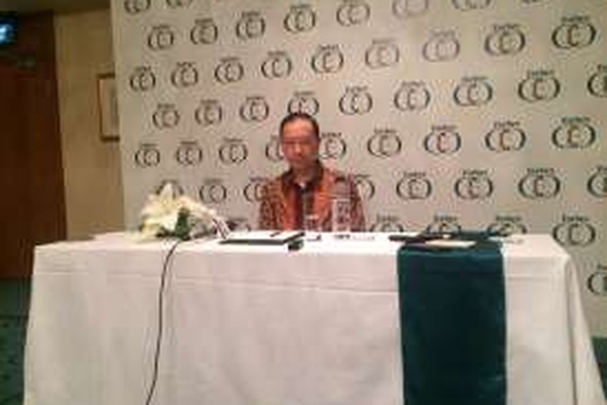 Kepala Badan Koordinasi Penanaman Modal (BKPM) Thomas Lembong, di dalam Media Briefing Forbes Global CEO Conference di Hotel Shangri La, Jakarta, Rabu (30/11/2016). 