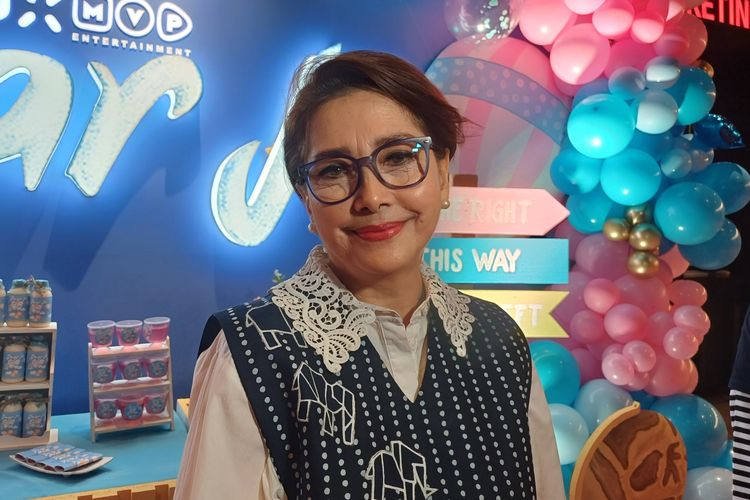 Aktris Widyawati ditemui usai screening dan jumpa pers serial Dear Jo di FX Sudirman, Jakarta Pusat, Kamis (18/1/2024).