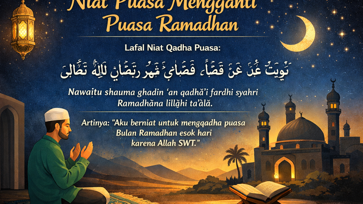 niat mengganti puasa ramadhan