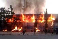 Stadion Surajaya, Markas Persela Lamongan, Terbakar