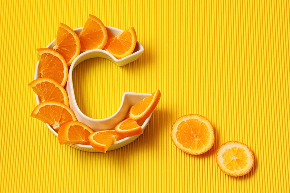 Ilustrasi vitamin C.