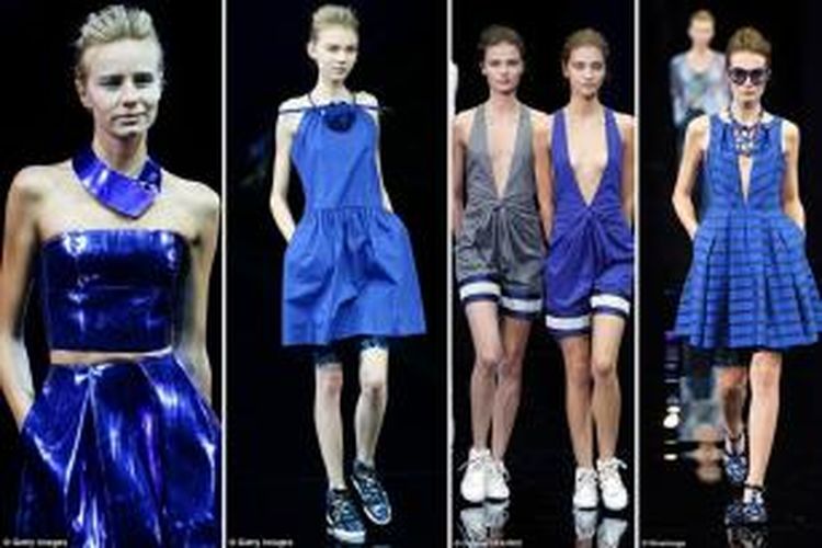 Pergelaran busana Emporio Armani di Pekan Mode Milan mendulang protes karena menampilkan sejumlah model superkurus