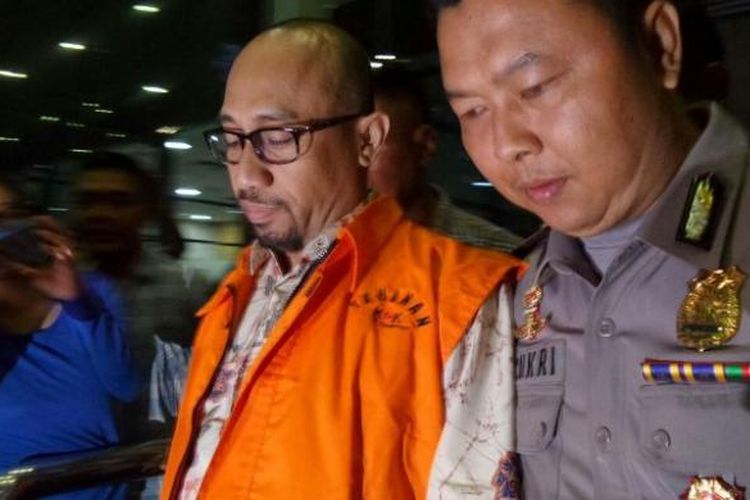 Anggota Komisi V DPR Andi Taufan Tiro ditahan KPK, Selasa (6/9/2016).