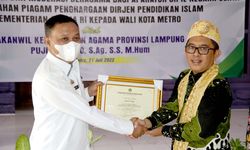 Pemkot Metro Raih Piagam Penghargaan dari Ditjen Pendis Kemenag RI