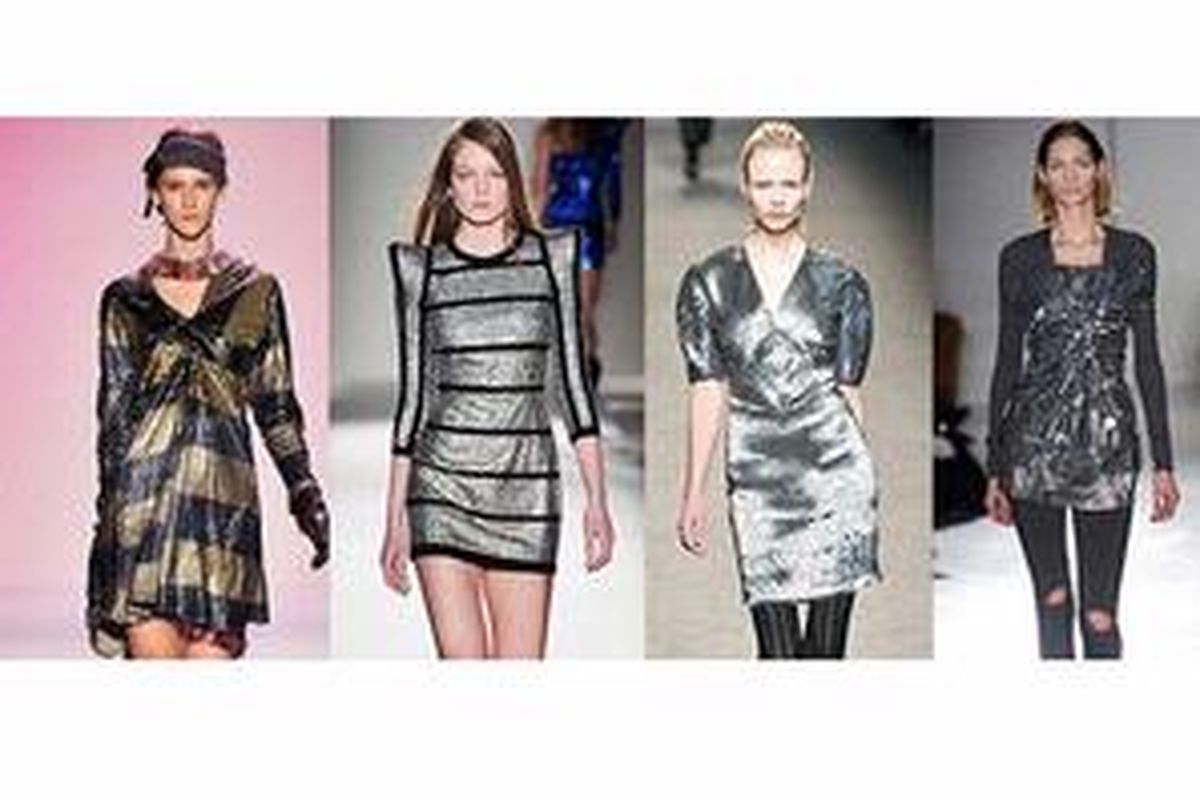 Sequin dress, awalnya berupa koin emas usang yang ditempel di pakaian.