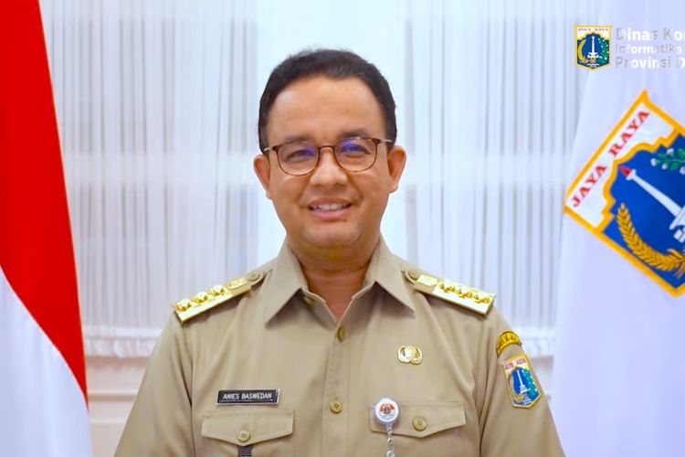 Tangkapan layar video Gubernur DKI Jakarta Anies Baswedan mengucapkan selamat Natal bagi umat kristiani, Jumat (25/12/2020)