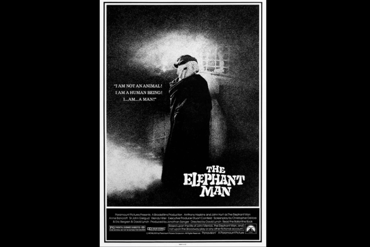 Poster film The Elephant Man.