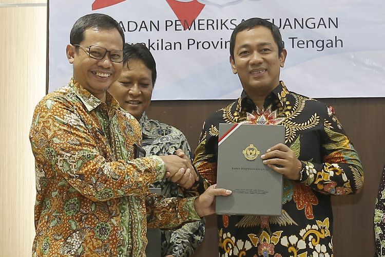 Untuk ketiga kalinya, Pemkot Semarang menerima Predikat Opini WTP dari BPK Provinsi Semarang, Selasa (28/5)/2019)
