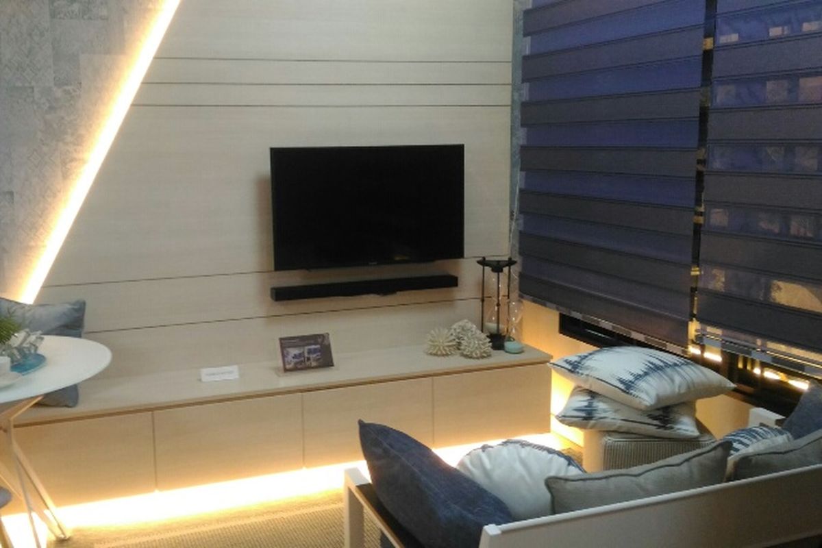 Contoh unit HDB Flat yang bisa diberli warga Singapura. Contoh-contoh unit itu berada satu gedung dengan Kantor HDB. Foto diambil Rabu (21/3/2018).