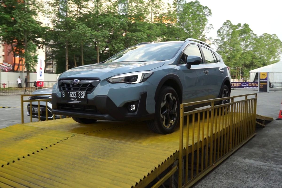 Test drive Subaru XV di GIIAS 2022