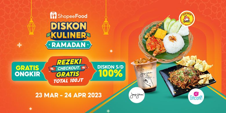 Kampanye Diskon Kuliner Ramadan dari Shopee Food bantu penuhi kebutuhan sahur dan berbuka puasa.
