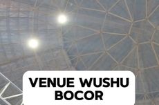 Venue PON Cabor Wushu Bocor, Air Ditampung dengan Ember