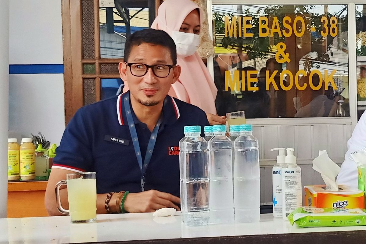 Menteri Pariwisata dan Ekonomi Kreatif, Sandiaga Uno