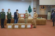Lawan Covid-19, Petani Sawit Patungan Sumbang 50.000 Masker ke Pemprov Riau