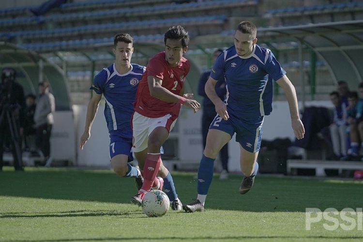 Pemain belakang timnas U19 Indonesia, Pratama Arhan.