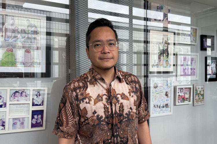 Dokter Spesialis Obgyn, dr. Gorga Udjung, Sp.OG. saat ditemui setelah acara Newborn & Breastfeeding Class Blackmores Lacta Well, di Jakarta Pusat, Sabtu (24/1/2026).
